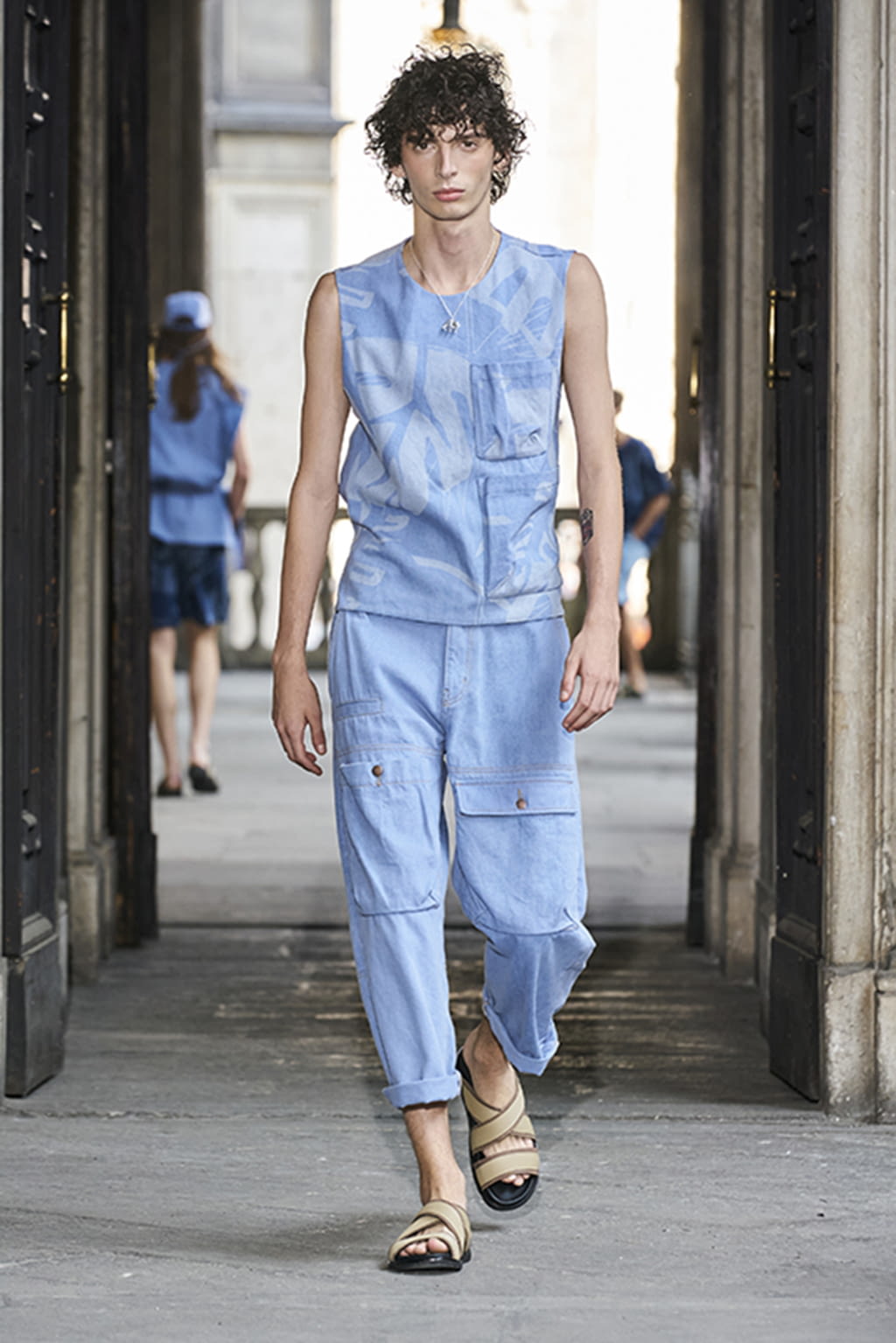 Fashion Week Milan Spring/Summer 2021 look 5 from the David Catalan collection menswear