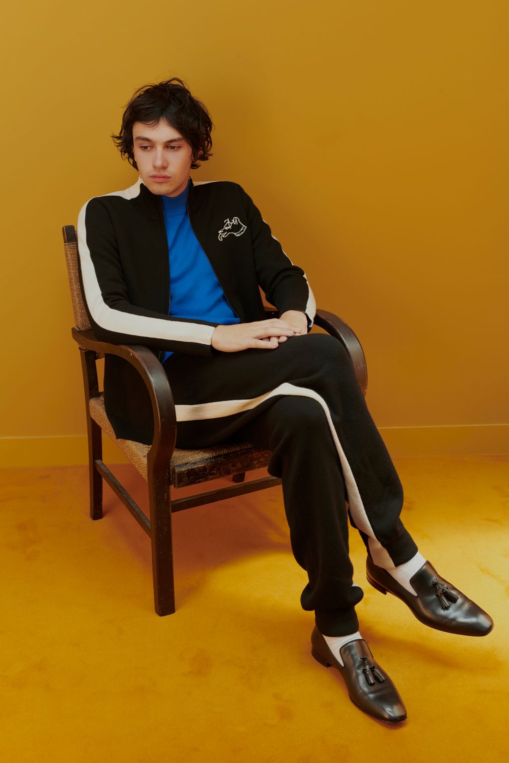 Fashion Week London Spring/Summer 2019 look 5 from the Bella Freud collection menswear