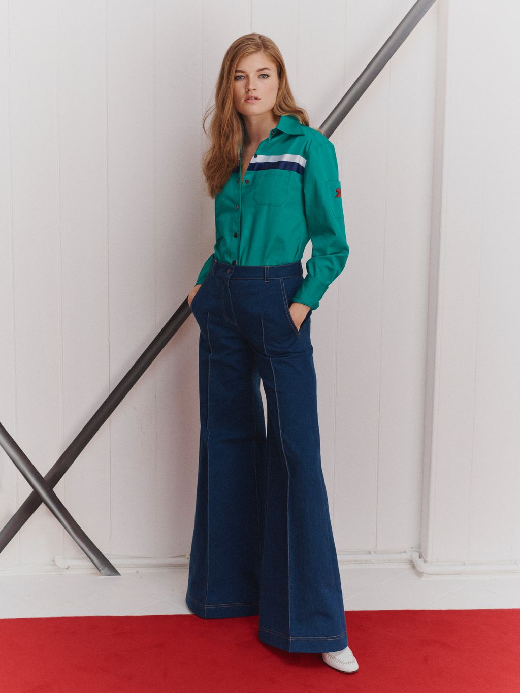 Fashion Week London Spring/Summer 2019 look 5 from the Bella Freud collection womenswear