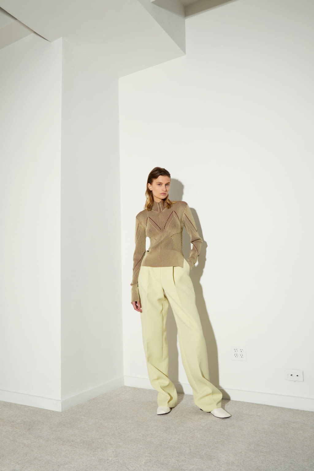 Fashion Week New York Fall/Winter 2021 look 5 from the AKNVAS collection womenswear