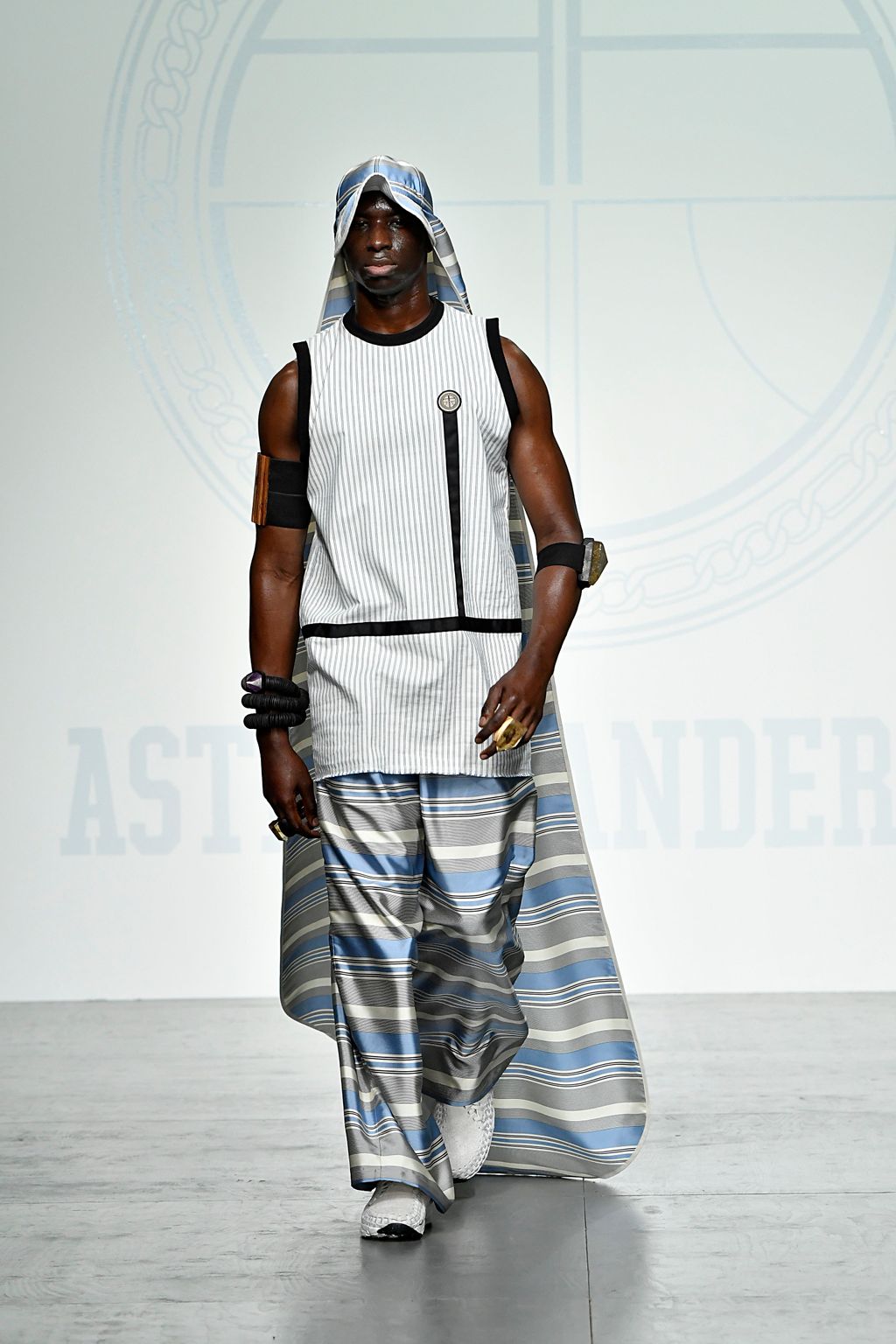 Fashion Week London Spring/Summer 2018 look 5 from the Astrid Andersen collection 男装