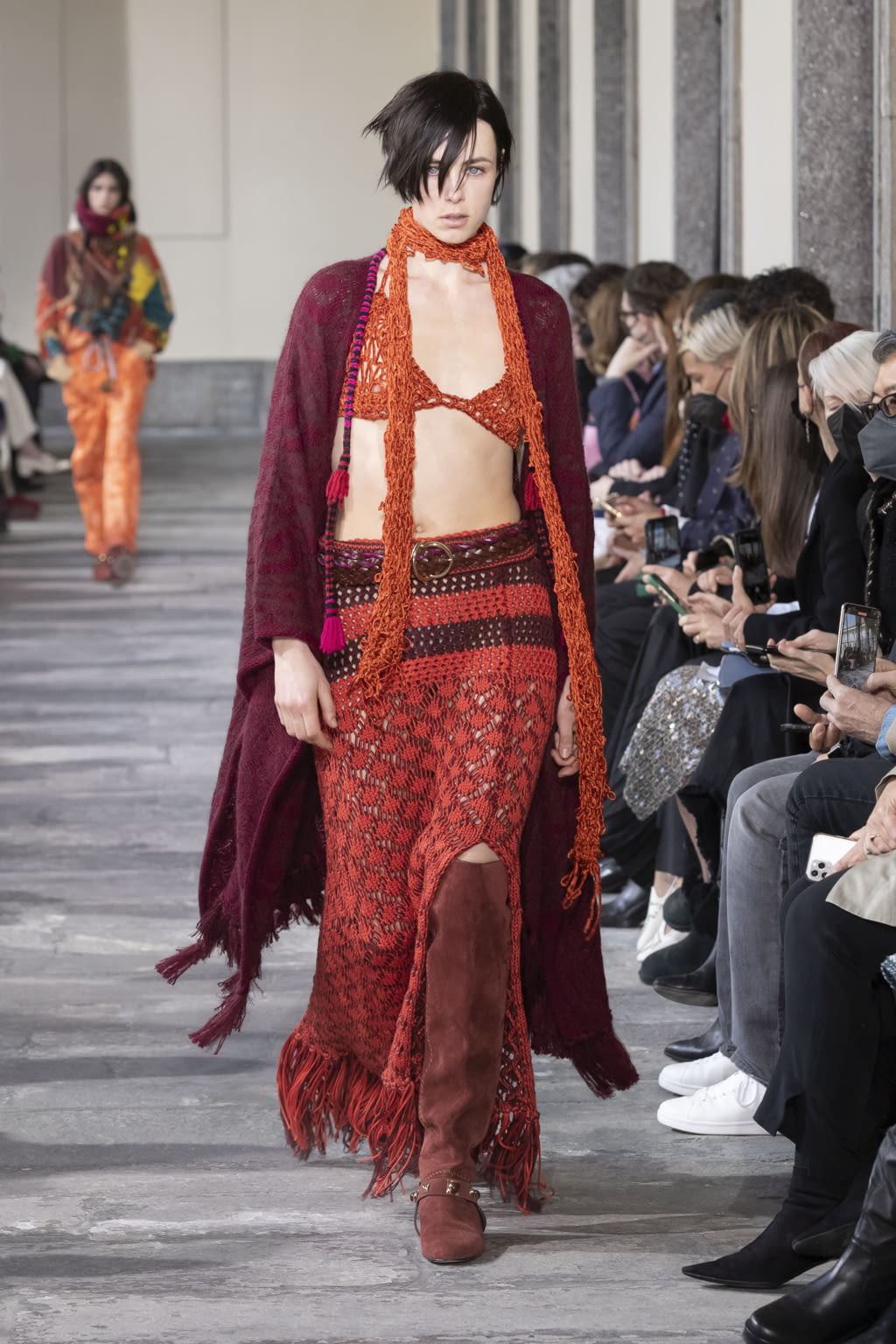 Fashion Week Milan Fall/Winter 2022 look 5 from the Etro collection womenswear
