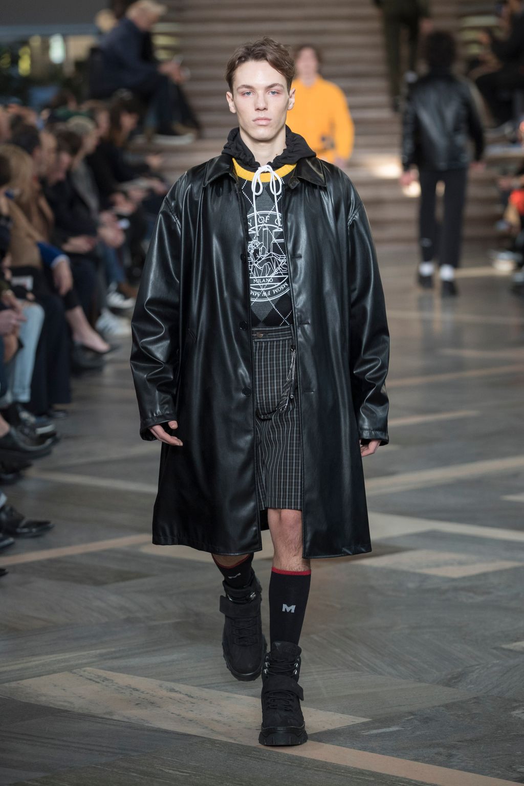 Fashion Week Milan Fall/Winter 2018 look 5 from the MSGM collection menswear