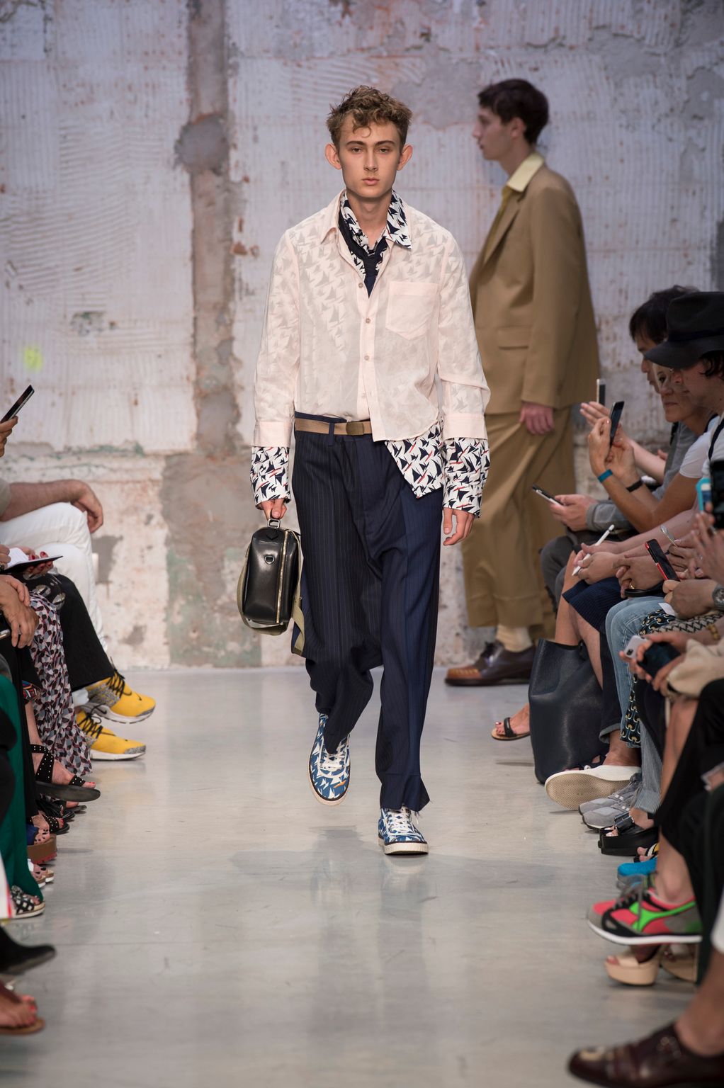 Fashion Week Milan Spring/Summer 2018 look 5 from the Marni collection 男装