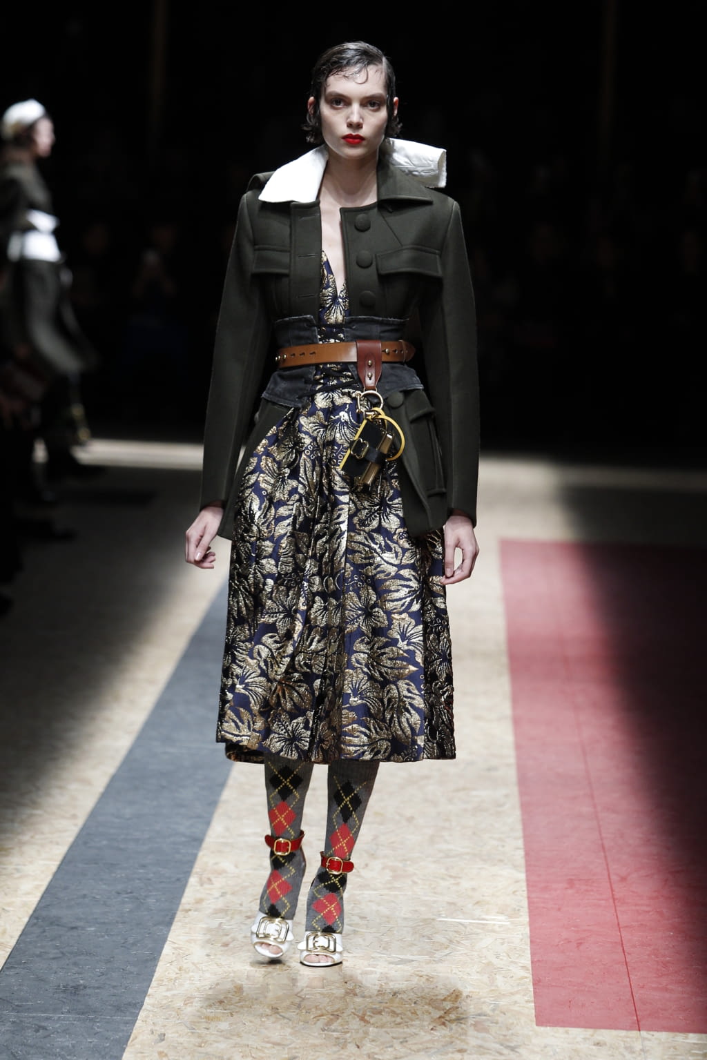 Fashion Week Milan Fall/Winter 2016 look 5 from the Prada collection womenswear