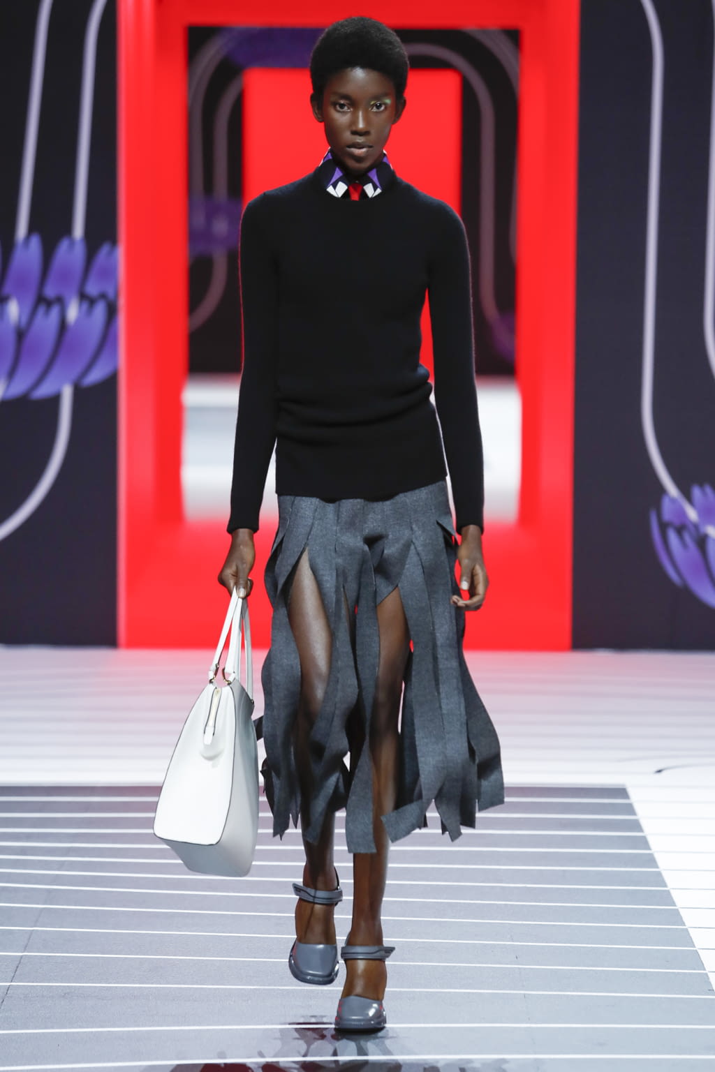 Fashion Week Milan Fall/Winter 2020 look 5 de la collection Prada womenswear