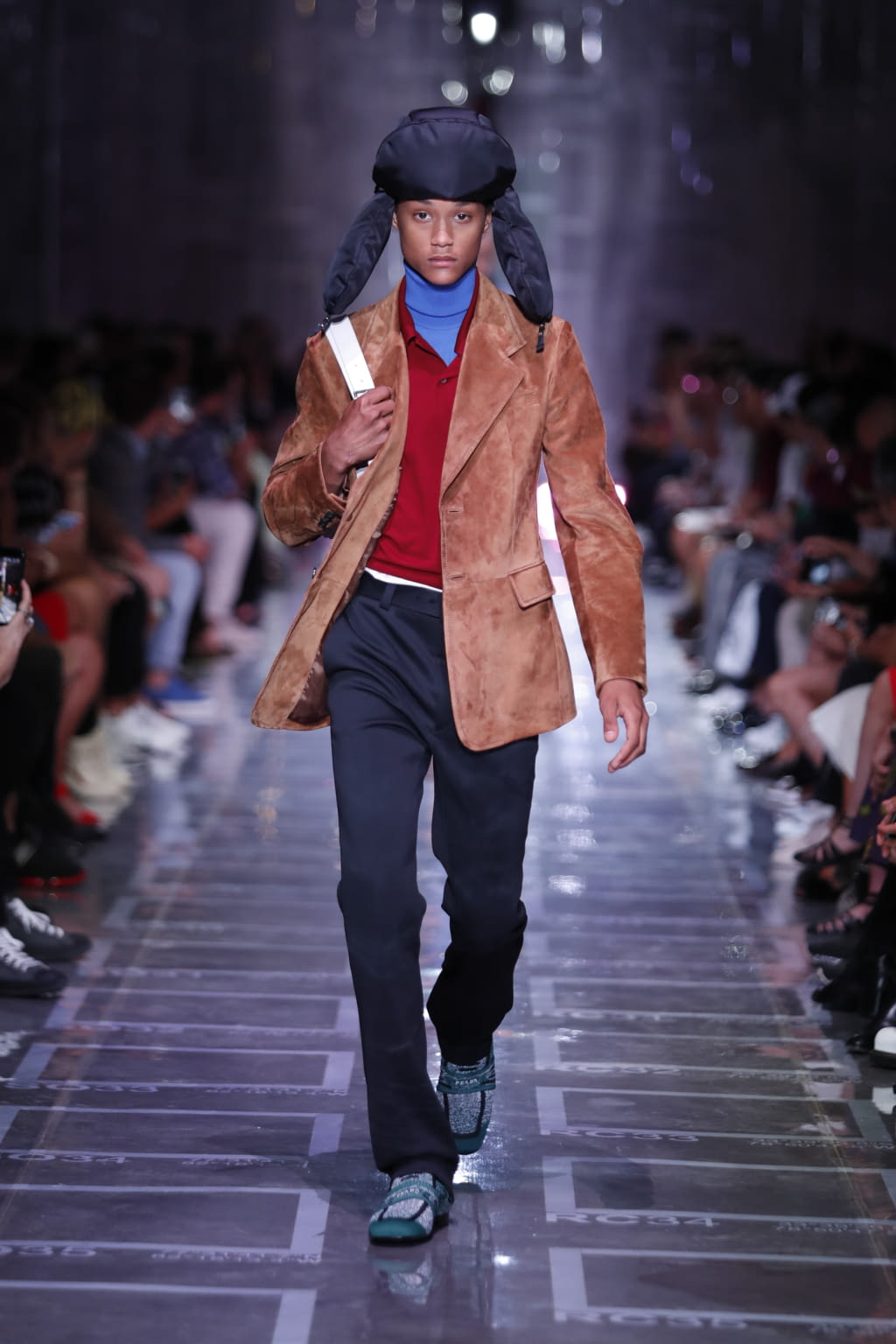 Fashion Week Milan Spring/Summer 2019 look 5 from the Prada collection menswear