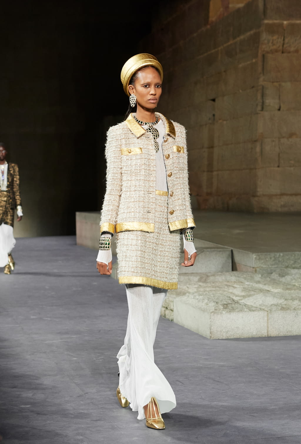 Fashion Week New York Pre-Fall 2019 look 5 from the Chanel collection 女装