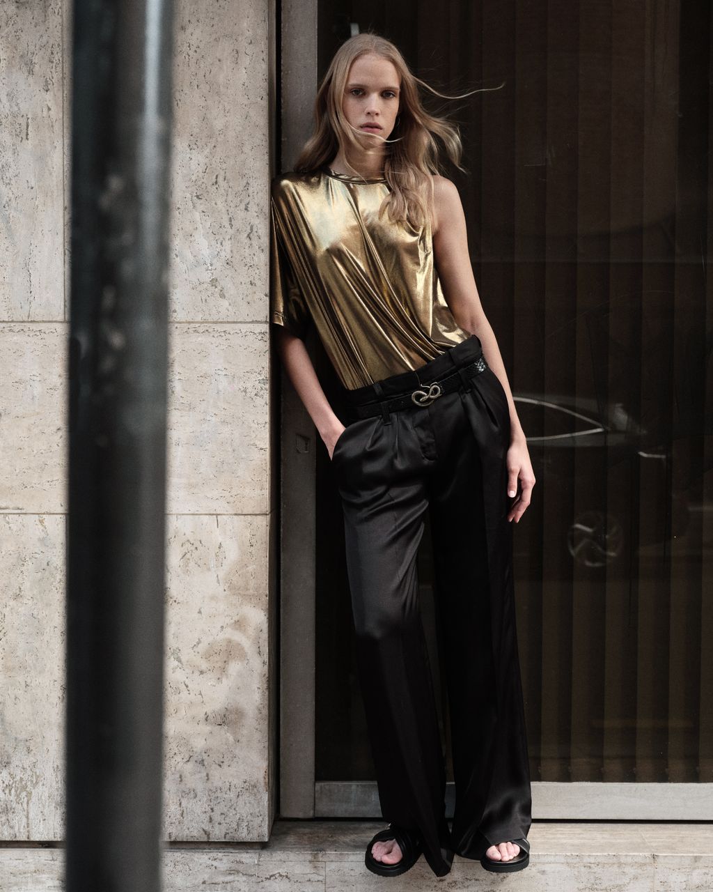 Fashion Week Paris Spring/Summer 2025 look 50 from the Barbara Bui collection womenswear