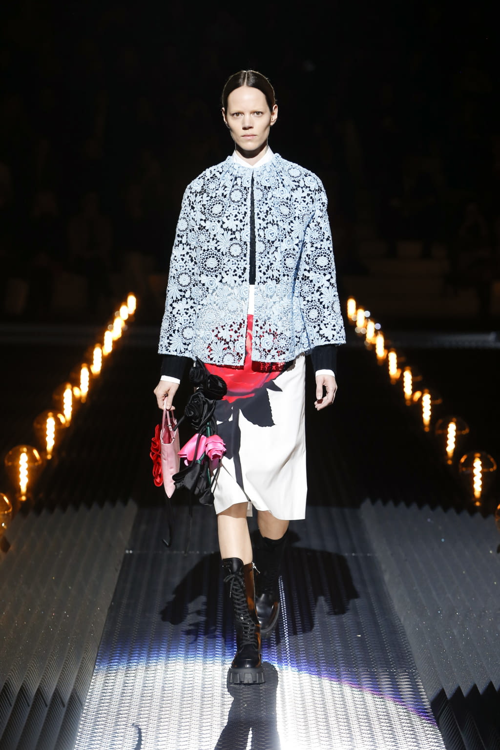 Fashion Week Milan Fall/Winter 2019 look 51 from the Prada collection 女装