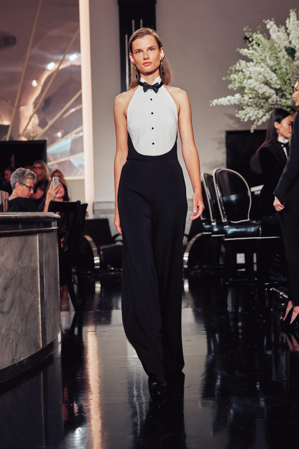 Fashion Week New York Fall/Winter 2019 look 7 de la collection Ralph Lauren womenswear