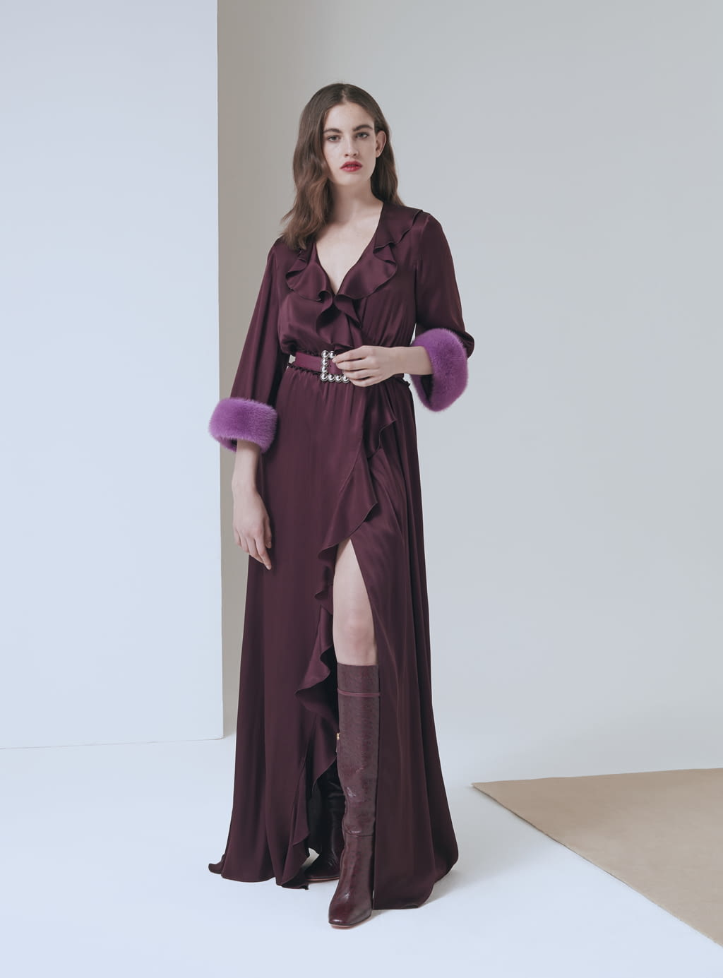 Fashion Week Milan Pre-Fall 2018 look 6 from the Blumarine collection womenswear