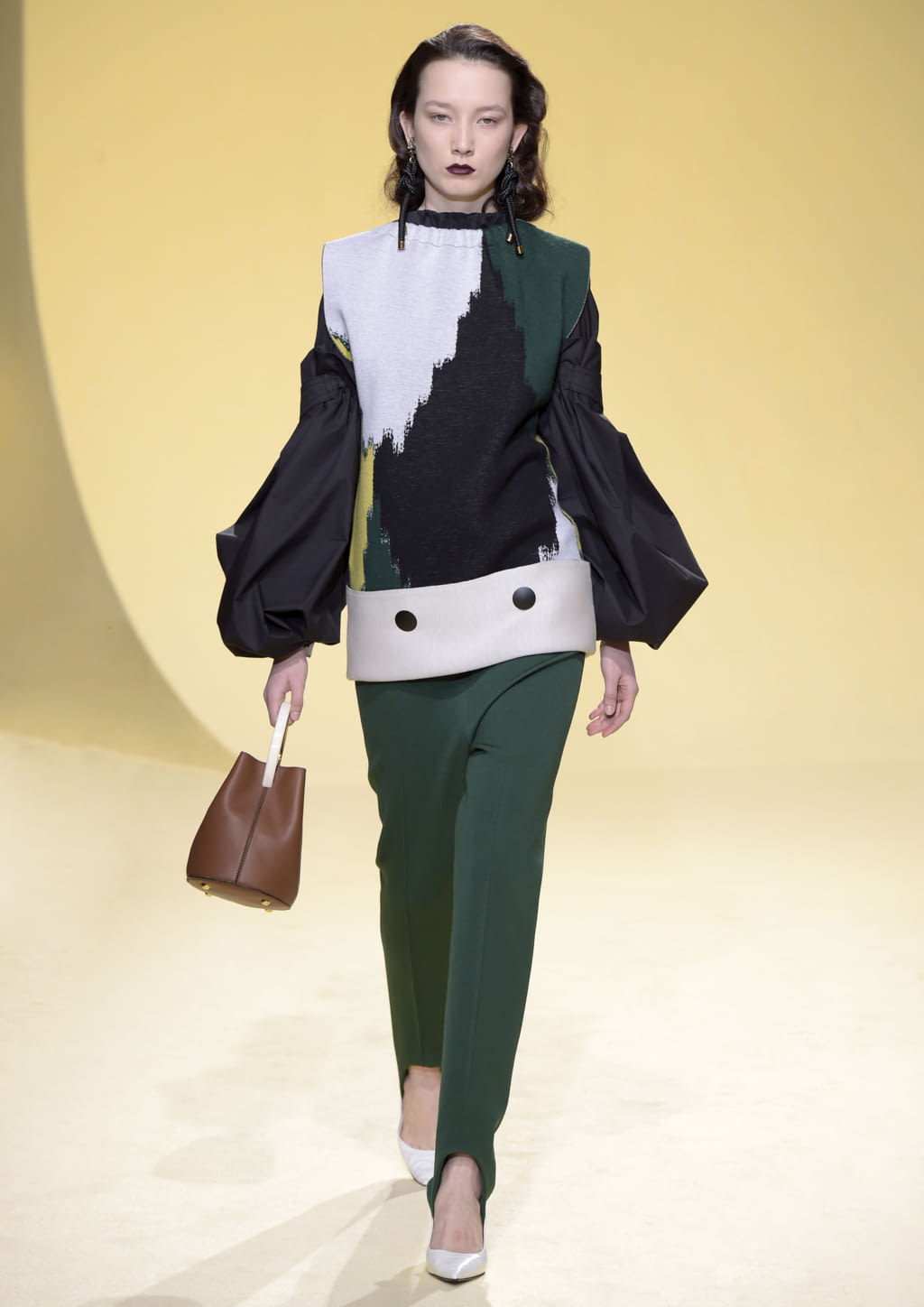 Fashion Week Milan Fall/Winter 2016 look 6 from the Marni collection 女装