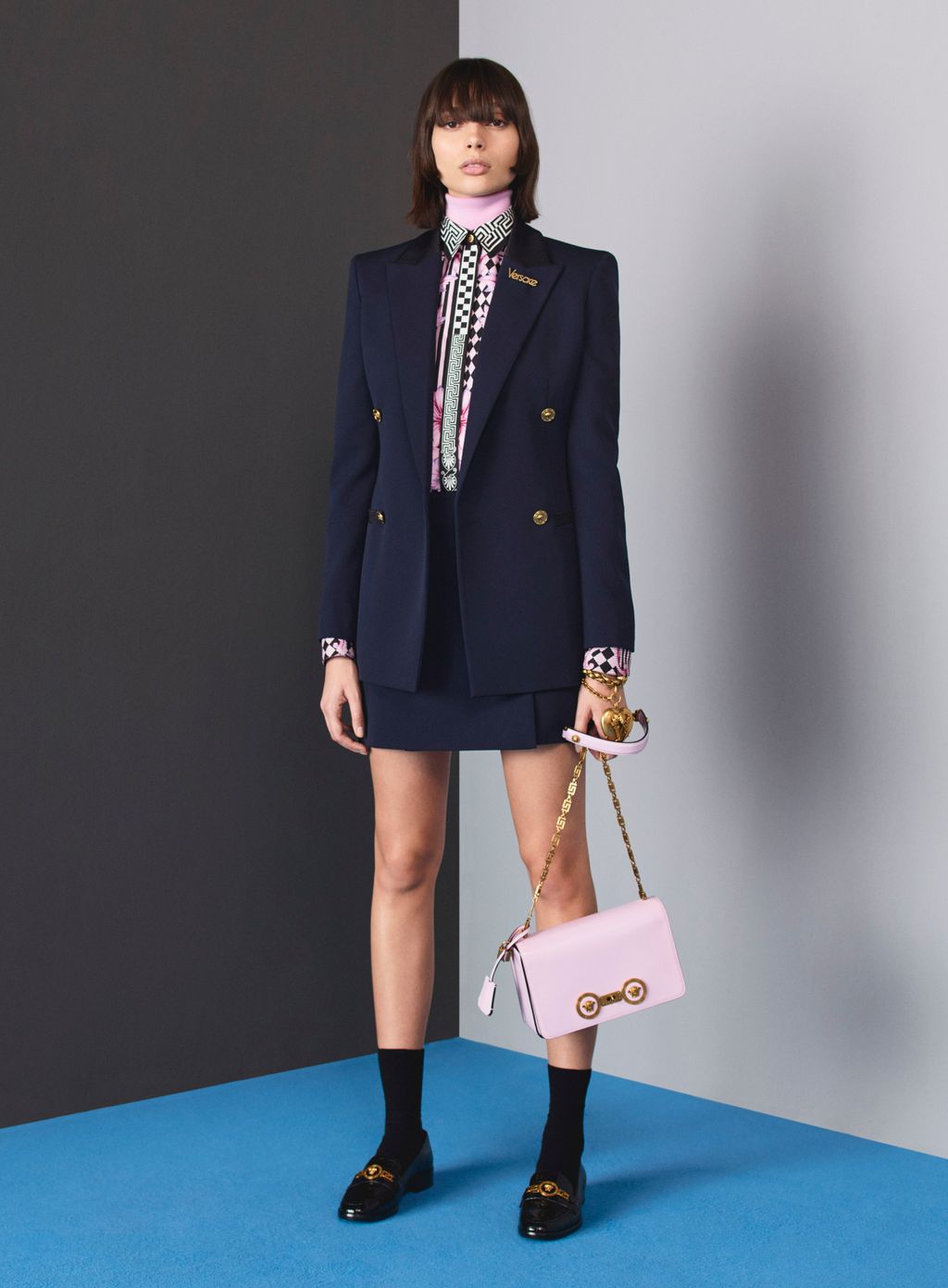 Fashion Week Milan Pre-Fall 2018 look 6 de la collection Versace womenswear