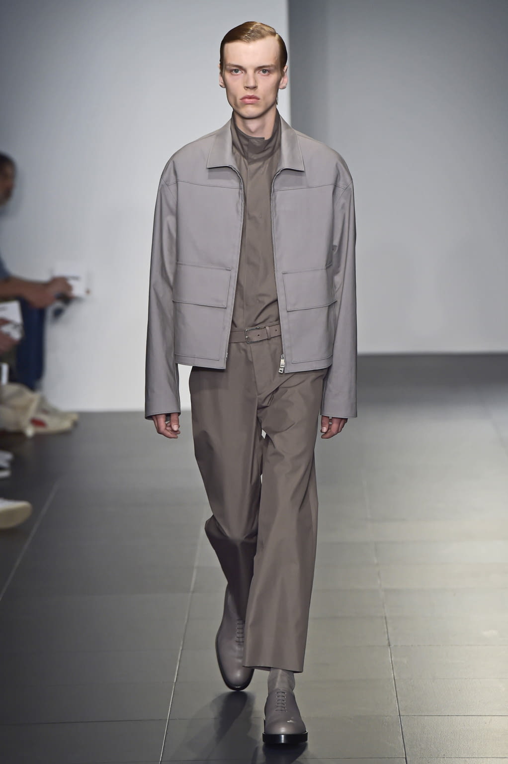 Fashion Week Milan Spring/Summer 2017 look 7 from the Jil Sander collection menswear