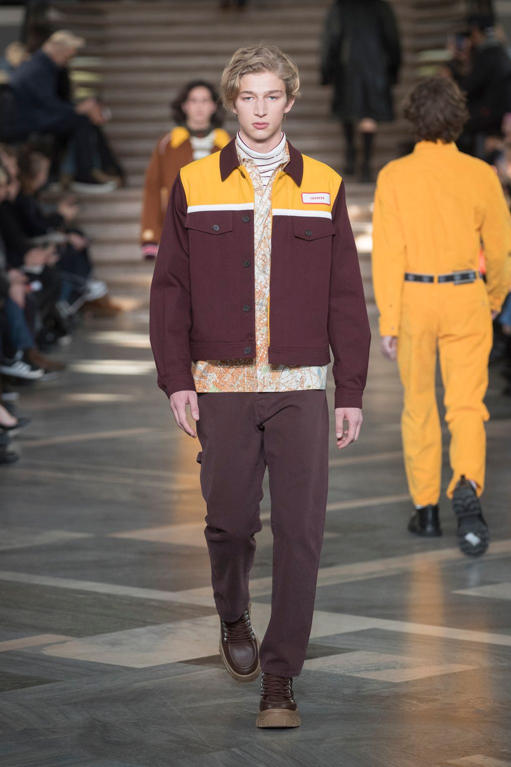Fashion Week Milan Fall/Winter 2018 look 7 from the MSGM collection menswear