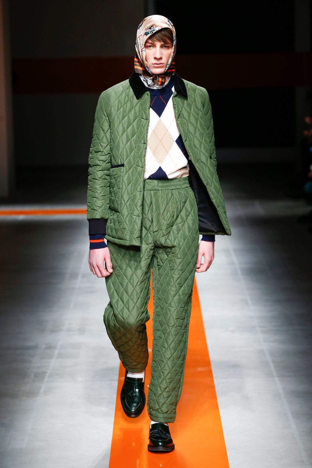 Fashion Week Milan Fall/Winter 2017 look 7 from the MSGM collection menswear