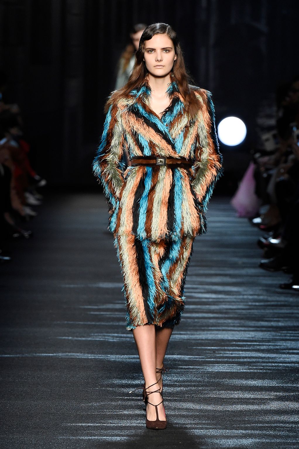 Fashion Week Milan Fall/Winter 2016 look 7 from the Blumarine collection womenswear