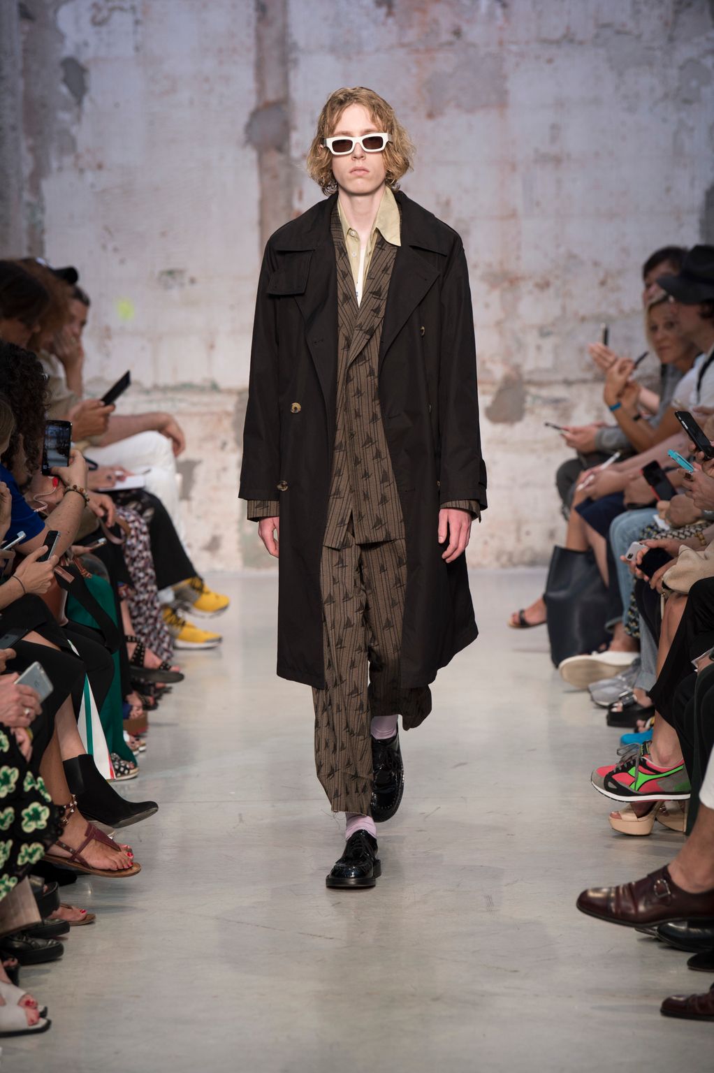 Fashion Week Milan Spring/Summer 2018 look 7 from the Marni collection 男装