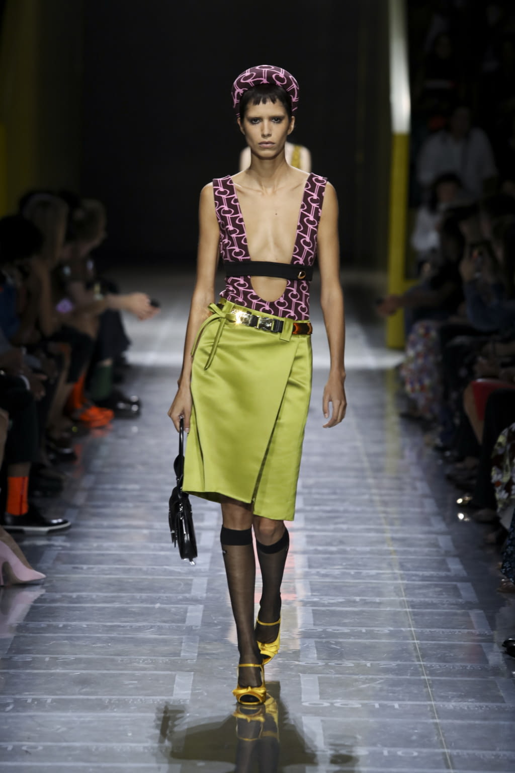 Fashion Week Milan Spring/Summer 2019 look 7 from the Prada collection womenswear