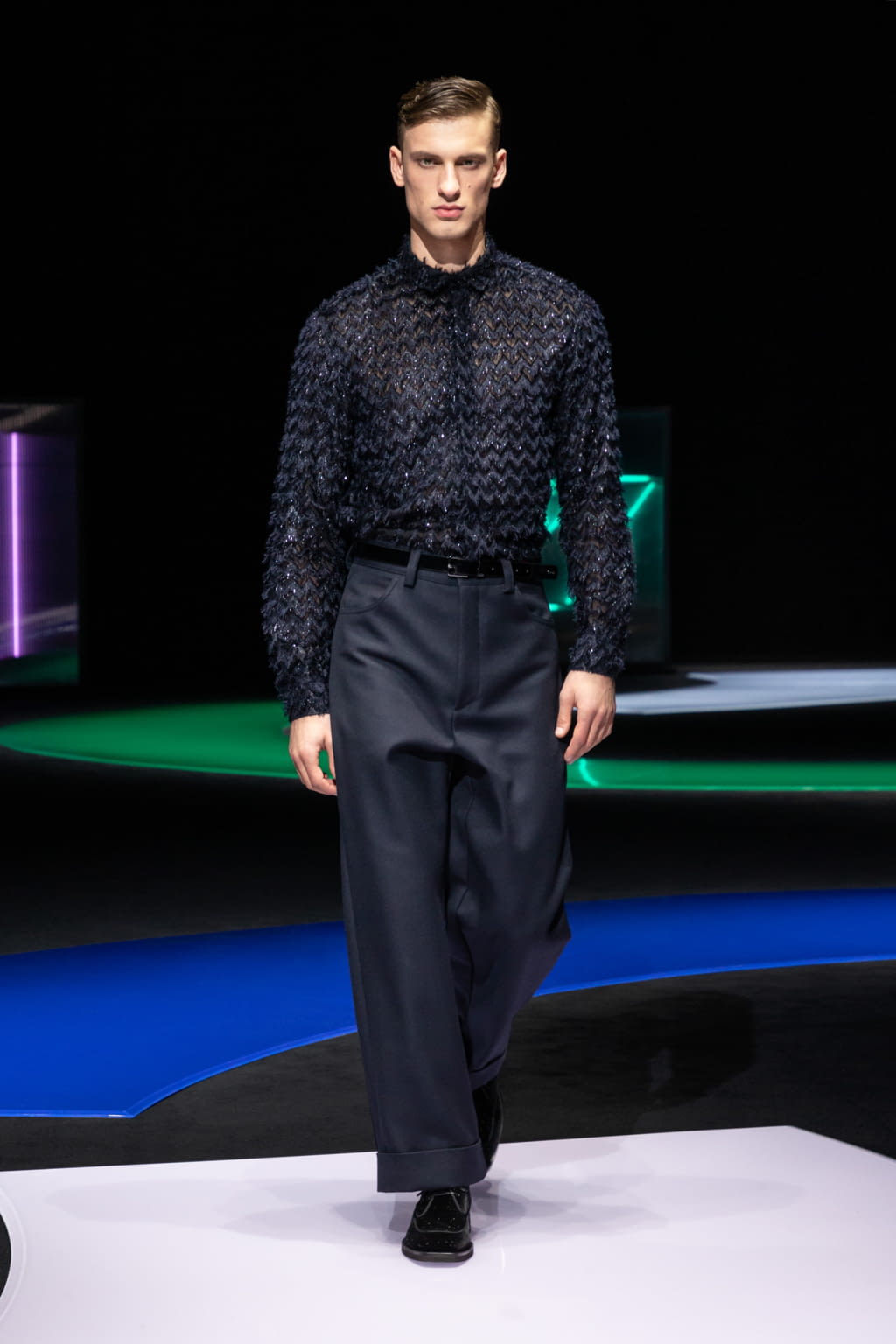 Fashion Week Milan Fall/Winter 2021 look 77 from the Emporio Armani collection womenswear
