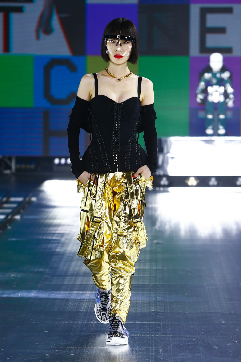 Fashion Week Milan Fall/Winter 2021 look 86 de la collection Dolce & Gabbana womenswear