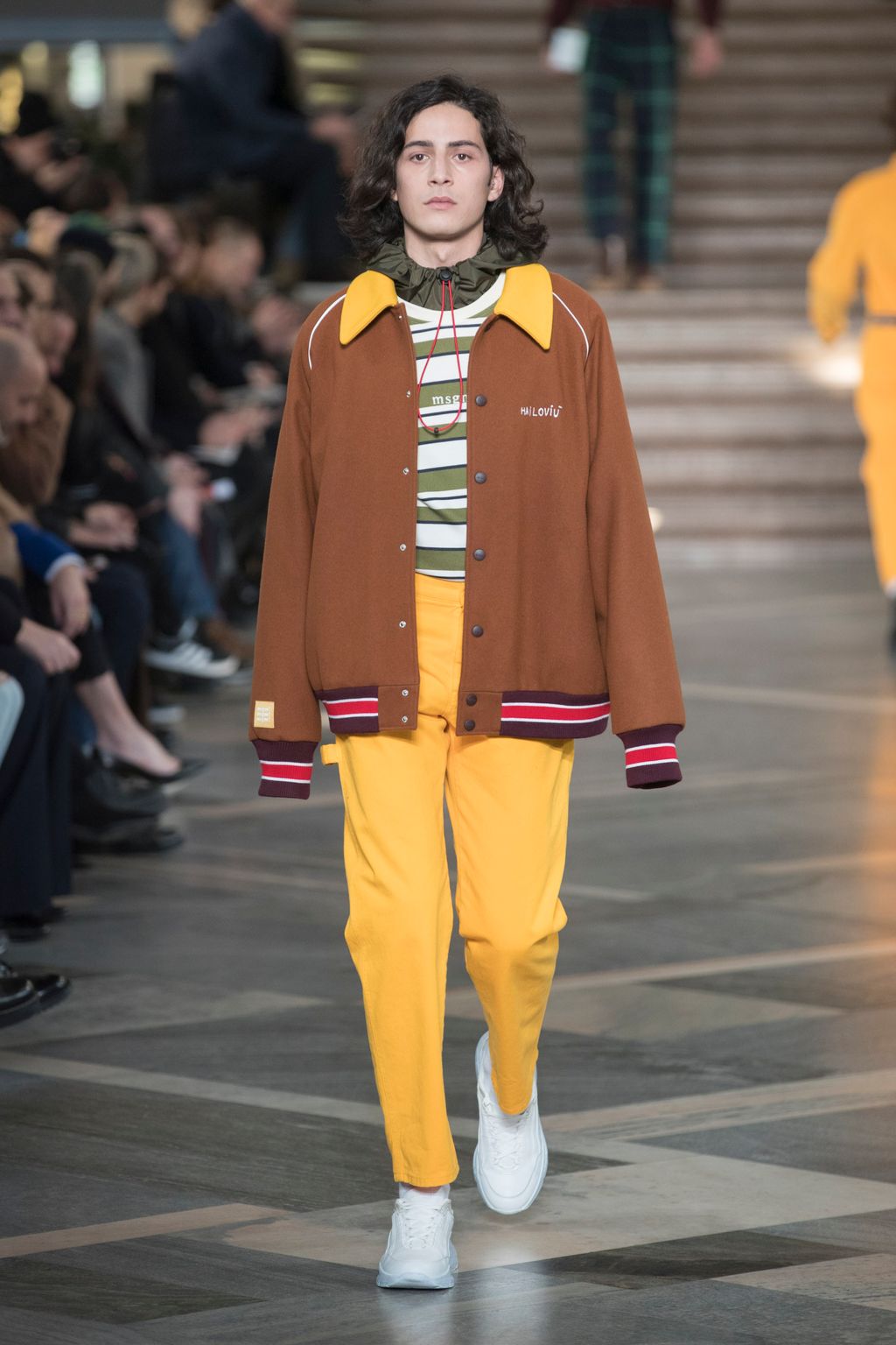 Fashion Week Milan Fall/Winter 2018 look 8 from the MSGM collection menswear