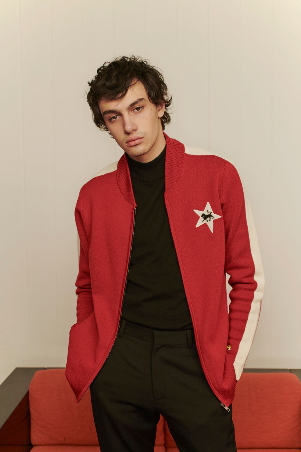 Fashion Week London Fall/Winter 2018 look 8 from the Bella Freud collection menswear
