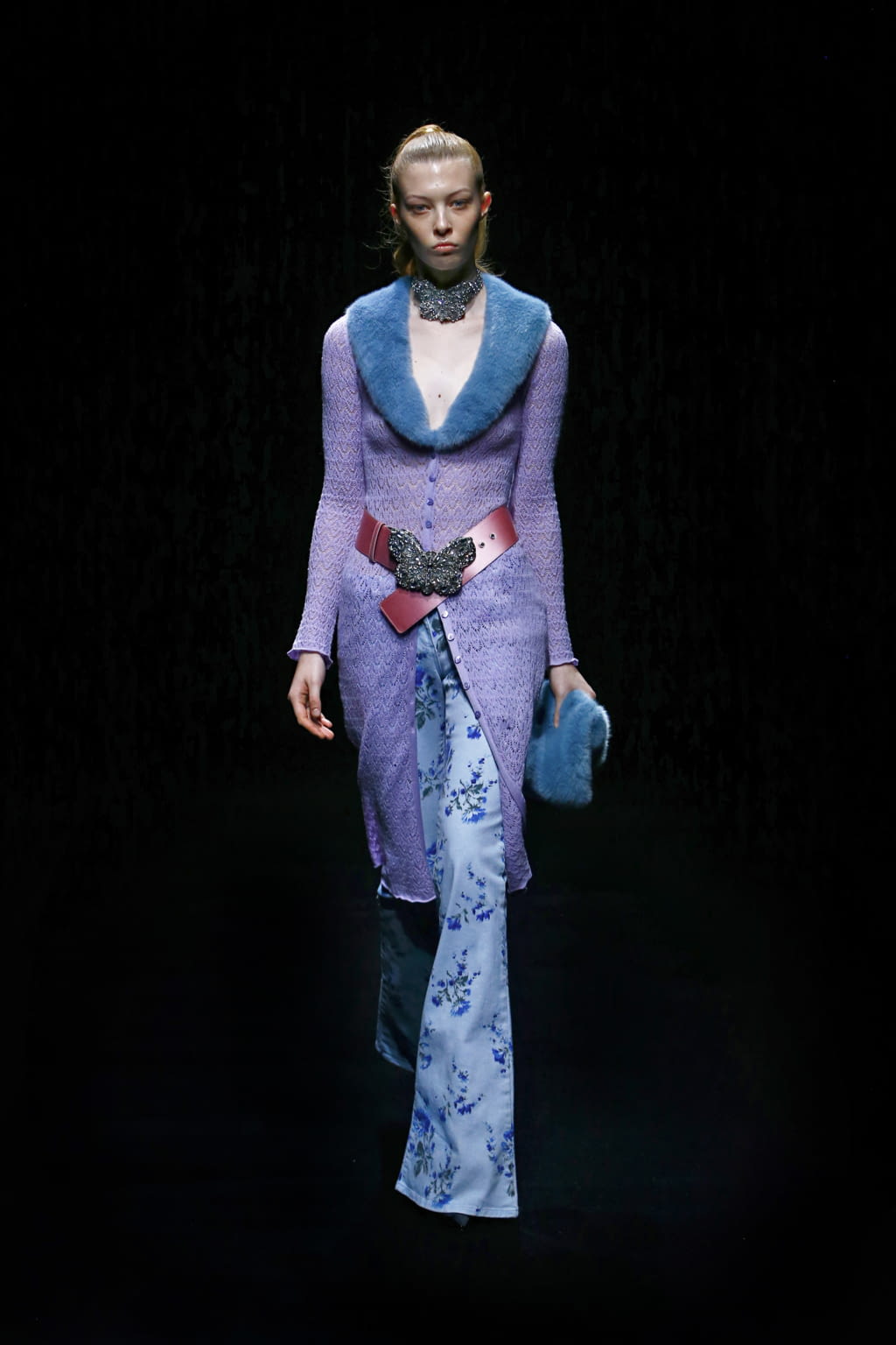 Fashion Week Milan Fall/Winter 2021 look 8 from the Blumarine collection womenswear