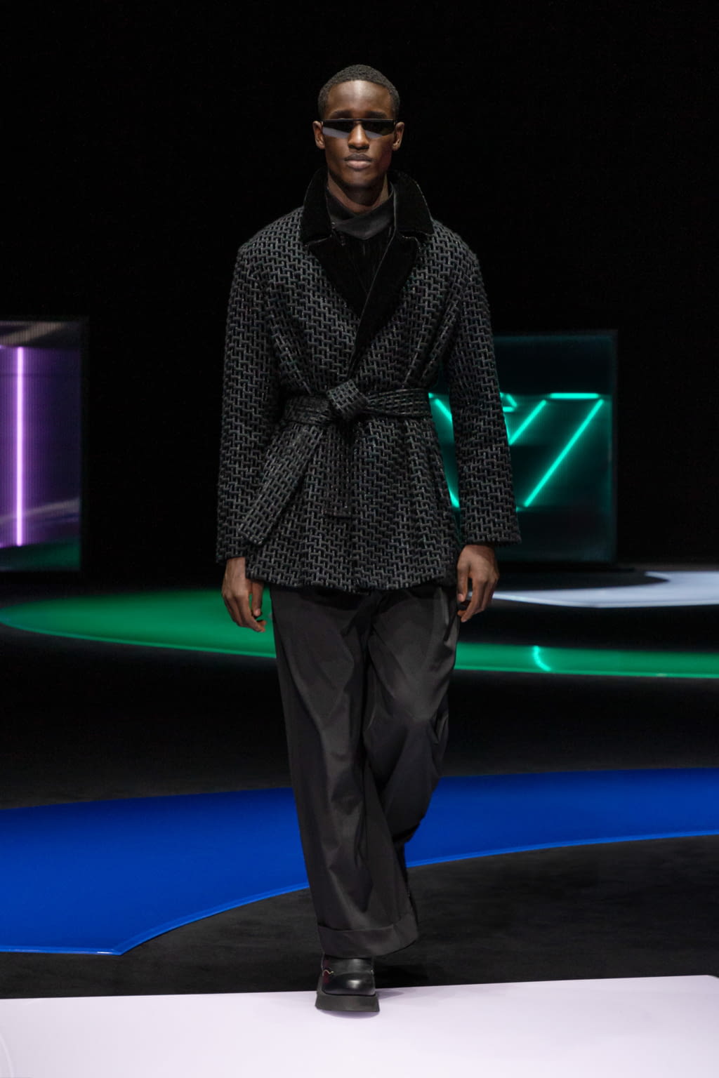Fashion Week Milan Fall/Winter 2021 look 88 from the Emporio Armani collection womenswear
