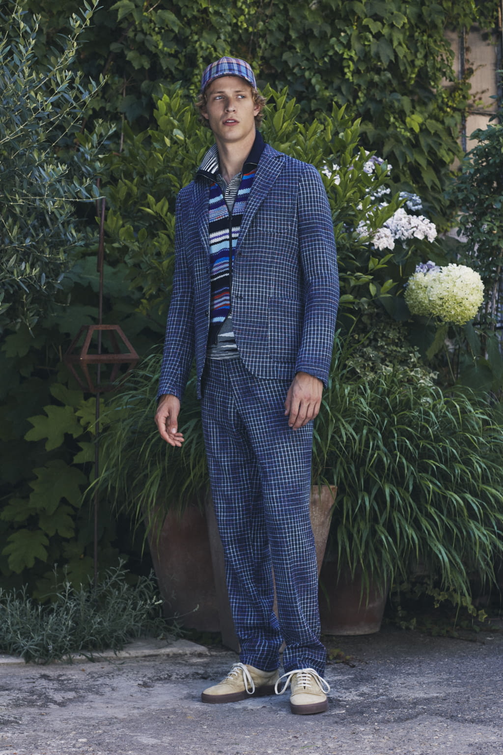 Fashion Week Milan Spring/Summer 2018 look 9 from the Missoni collection menswear