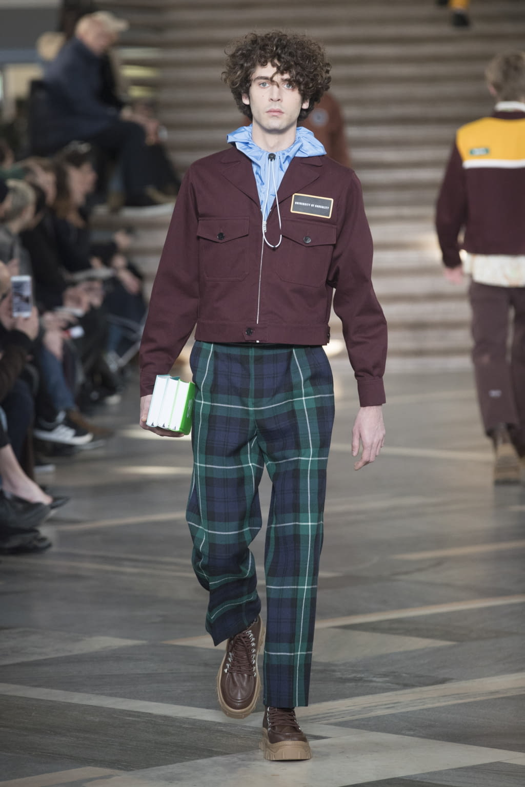 Fashion Week Milan Fall/Winter 2018 look 9 from the MSGM collection menswear