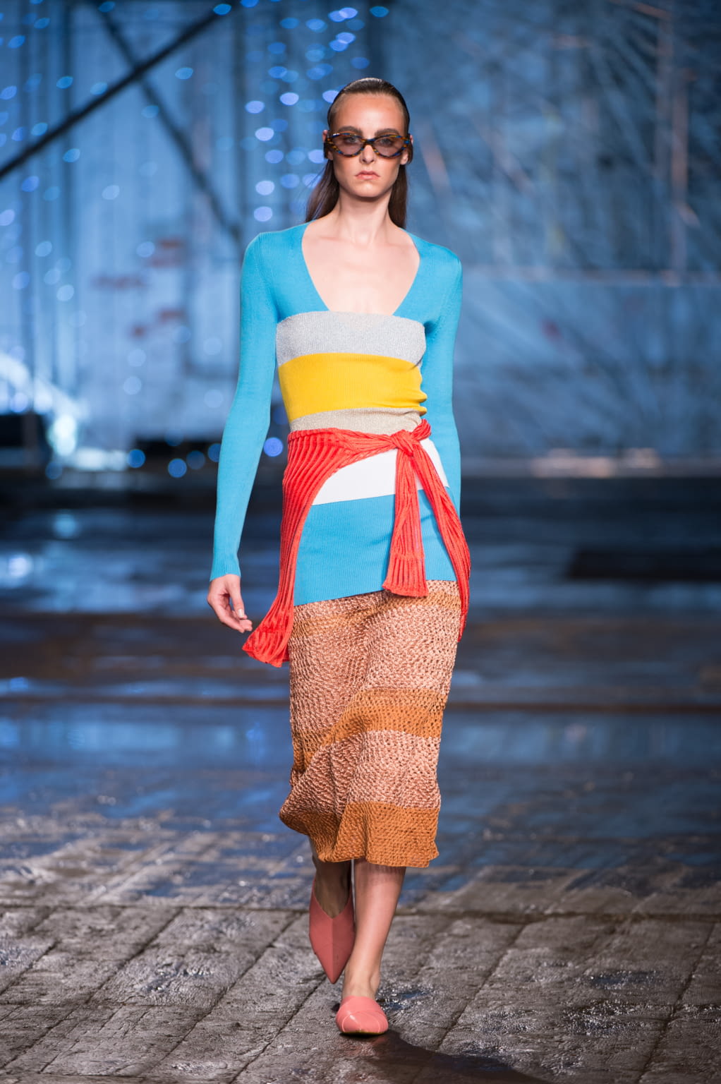 Fashion Week Milan Spring/Summer 2017 look 9 from the Missoni collection 女装