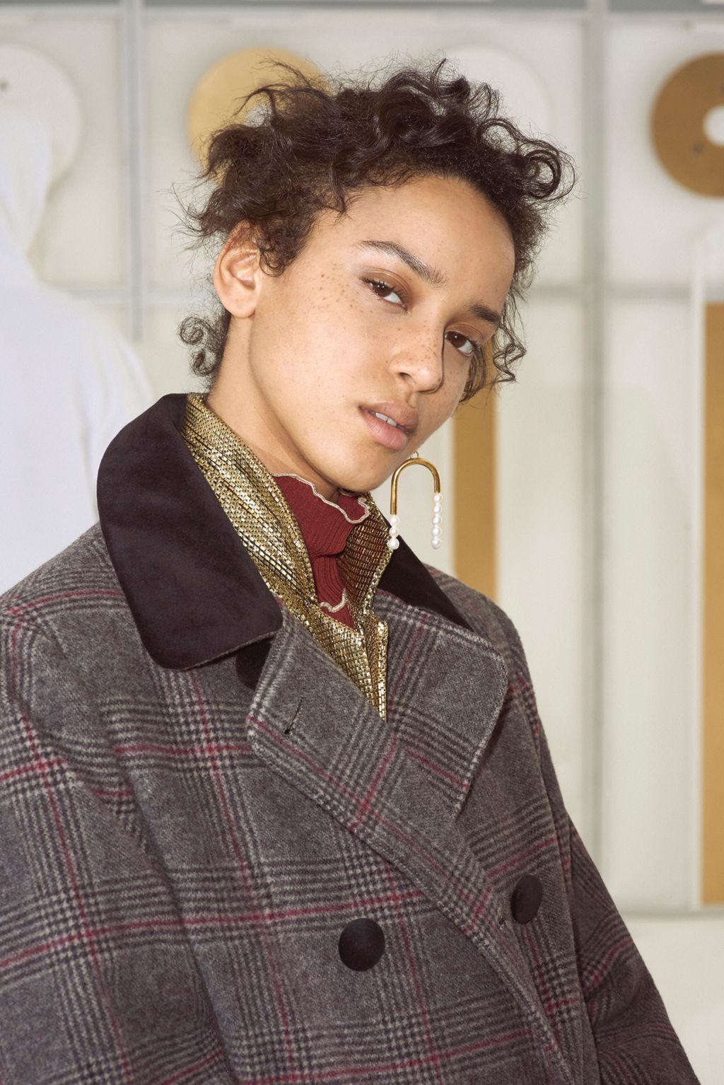 Fashion Week Paris Fall/Winter 2018 look 9 from the Maison Kitsuné collection 女装