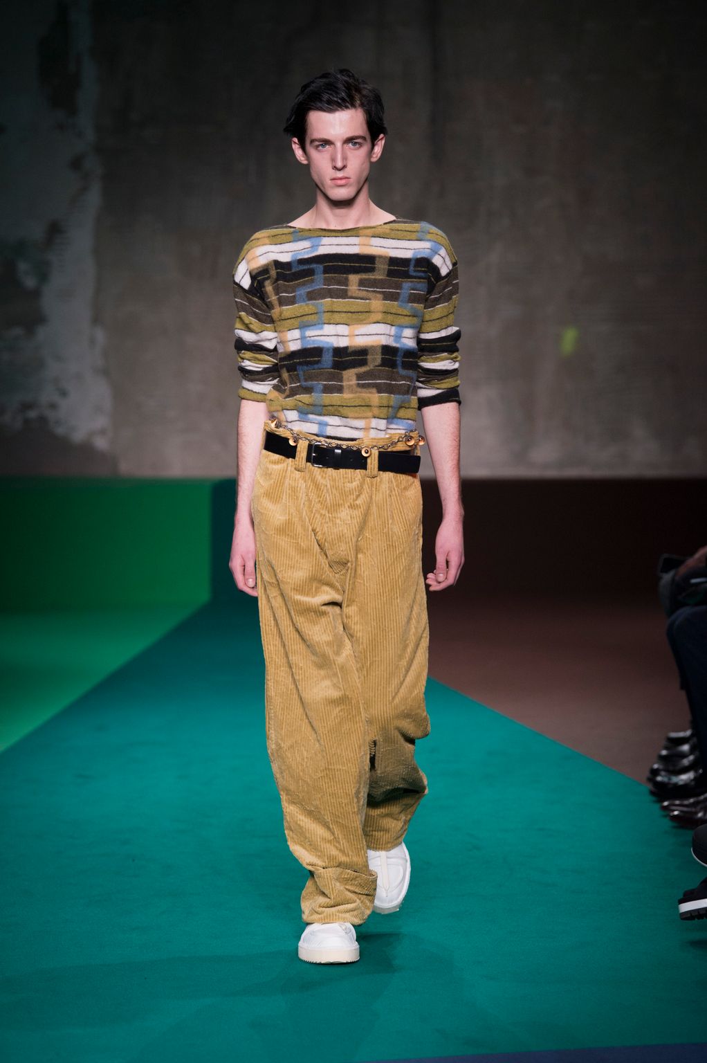 Fashion Week Milan Fall/Winter 2017 look 9 from the Marni collection 男装