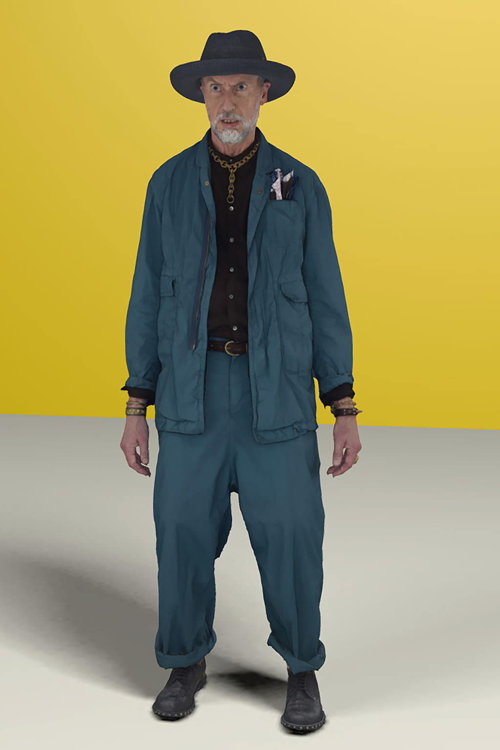 Fashion Week Paris Spring/Summer 2021 look 9 from the Undercover collection menswear