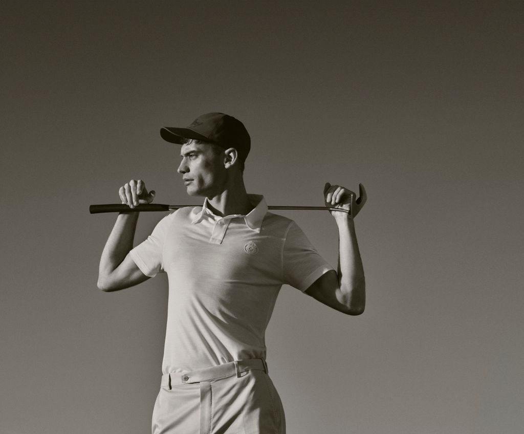 Fashion Week Milan Spring/Summer 2024 look 47 from the Brioni collection menswear