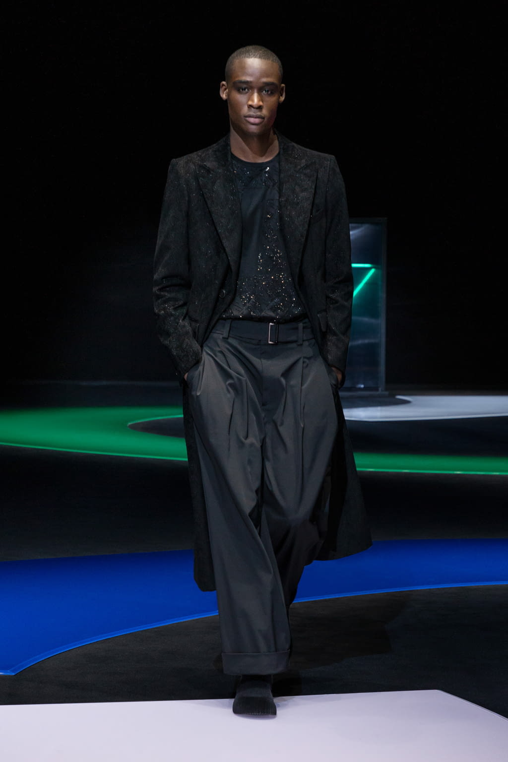 Fashion Week Milan Fall/Winter 2021 look 95 from the Emporio Armani collection womenswear