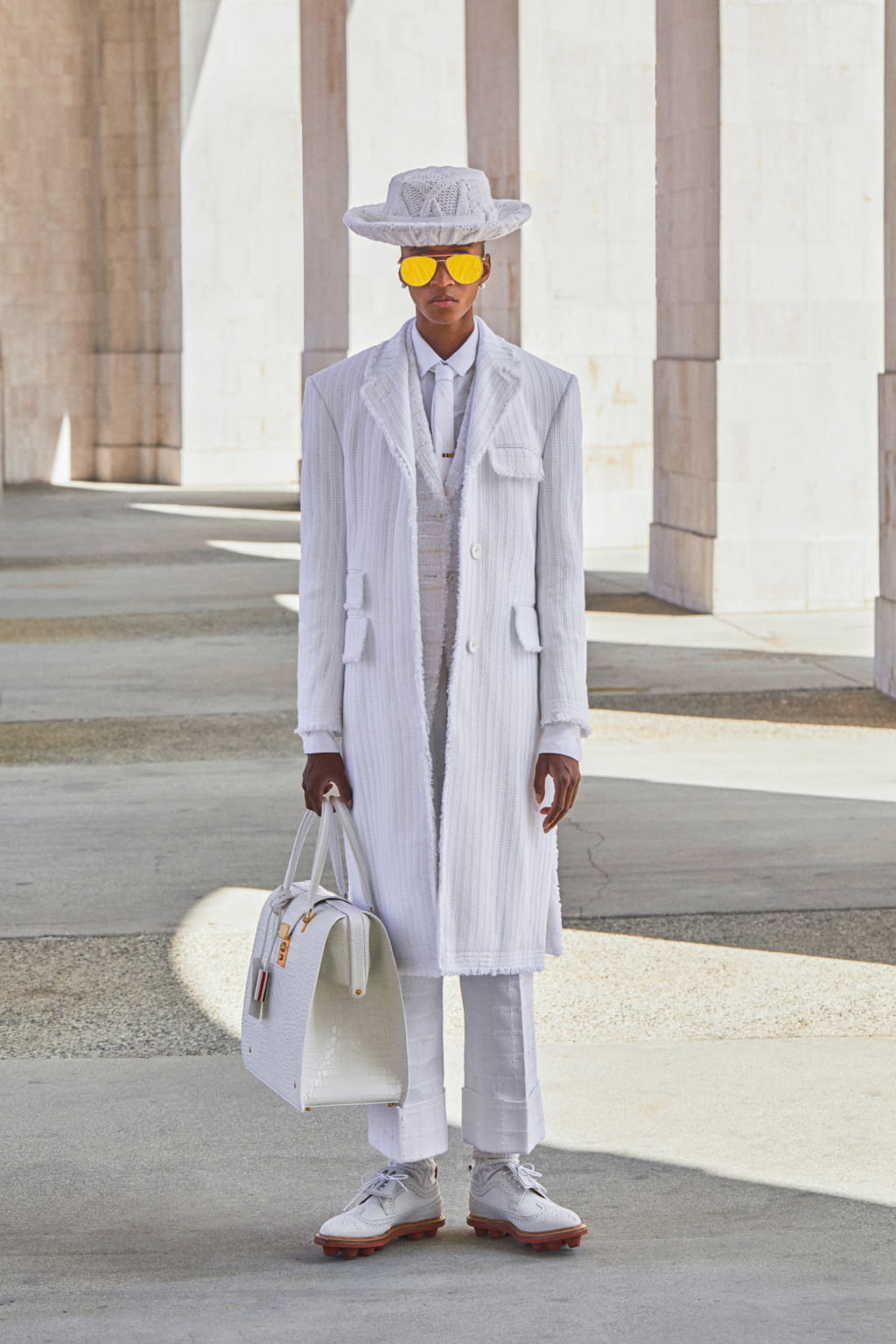 Fashion Week Paris Spring/Summer 2021 look 1 from the Thom Browne collection womenswear