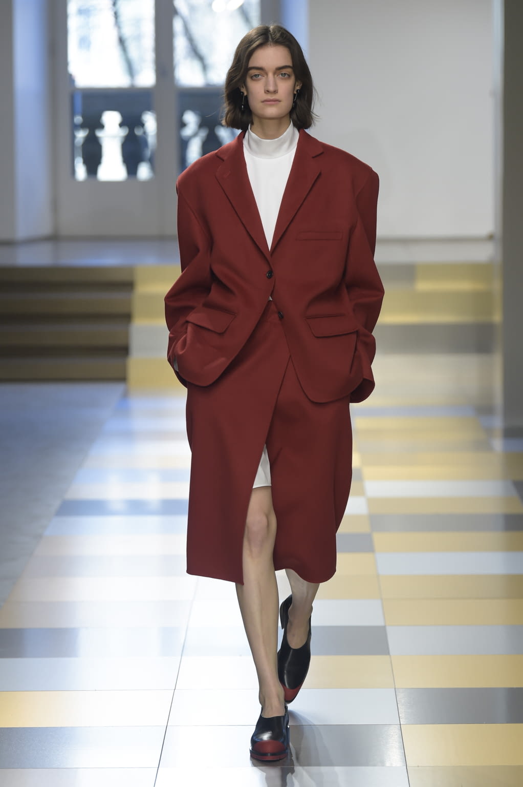 Fashion Week Milan Fall/Winter 2017 look 12 from the Jil Sander collection 女装