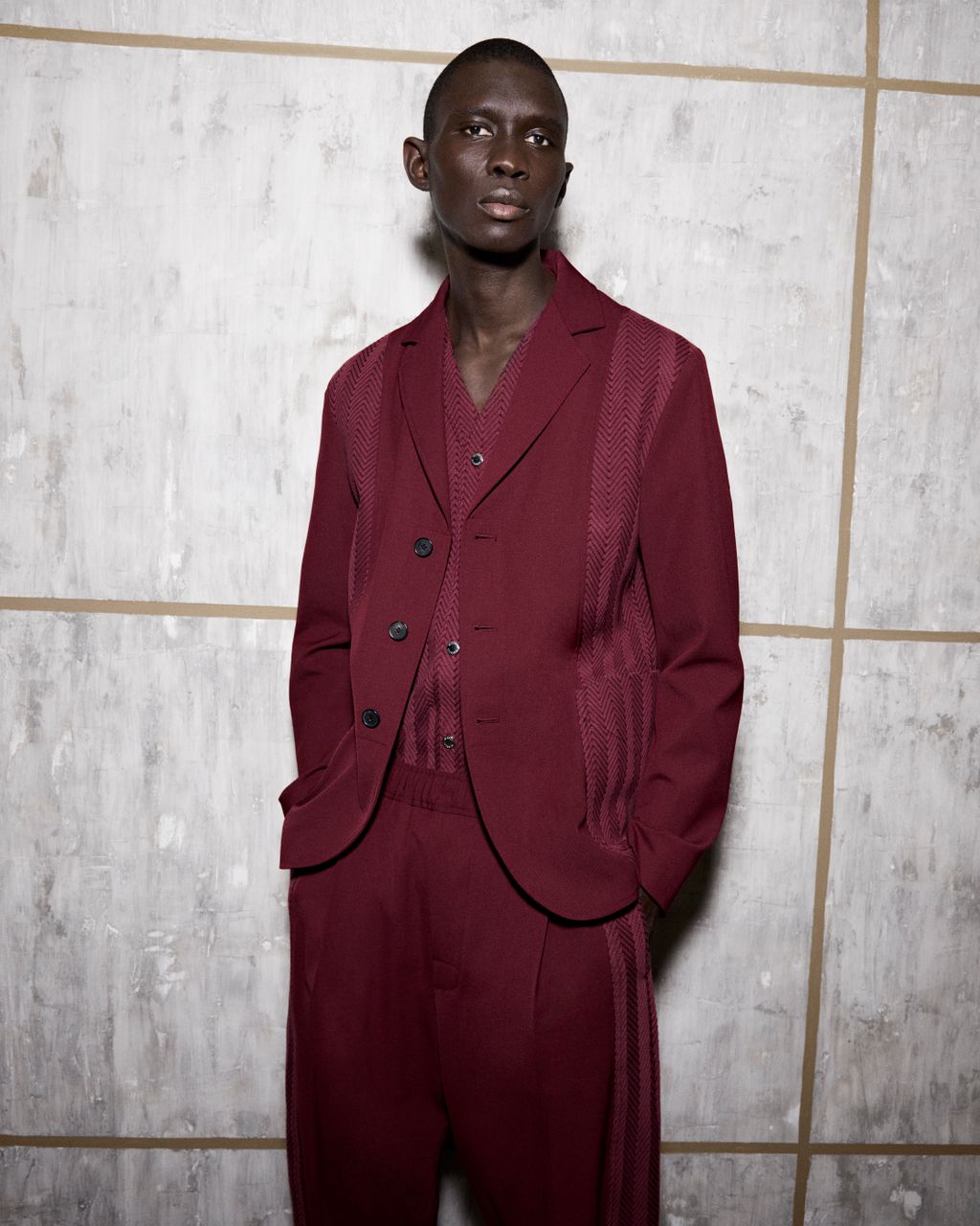 Fashion Week Milan Fall/Winter 2023 look 10 from the Missoni collection menswear