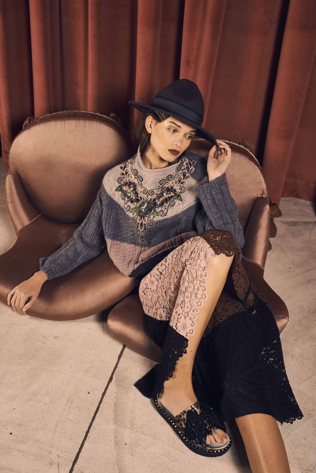 Fashion Week Milan Pre-Fall 2017 look 10 from the Antonio Marras collection womenswear