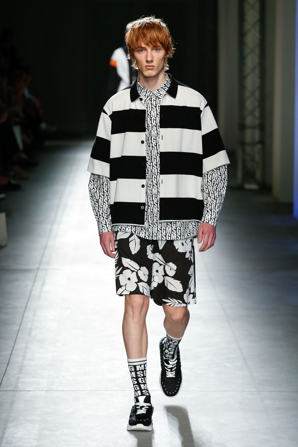 Fashion Week Milan Spring/Summer 2018 look 10 from the MSGM collection menswear
