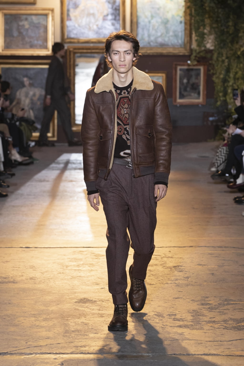 Fashion Week Milan Fall/Winter 2020 look 11 from the Etro collection 男装