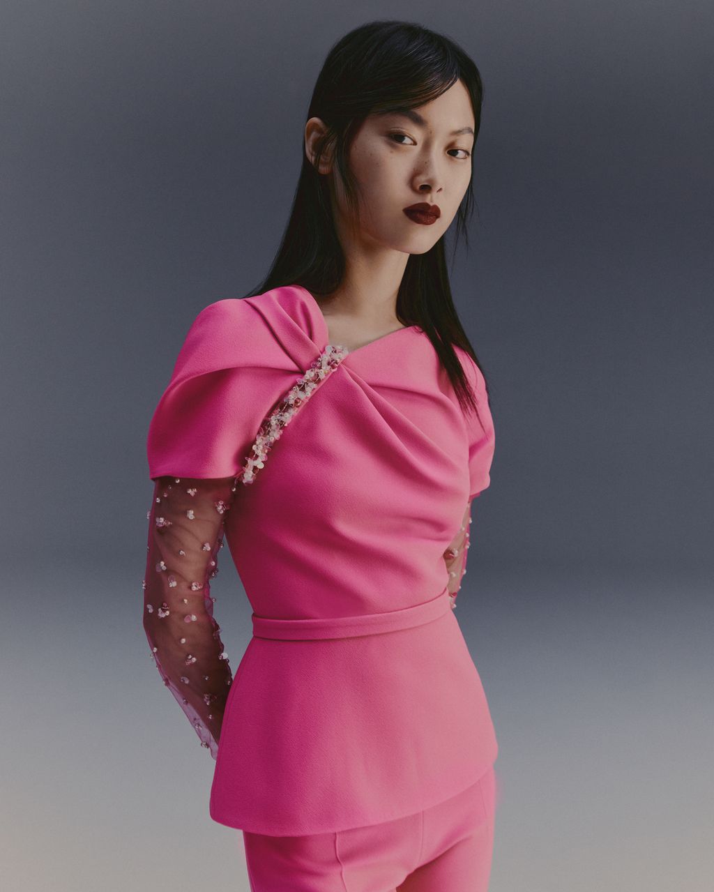 Fashion Week New York Pre-Fall 2023 look 10 from the SAFIYAA collection 女装