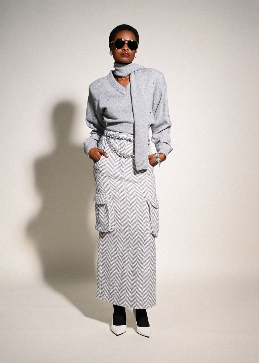 Fashion Week Paris Pre-Fall 2023 look 10 from the ROWEN ROSE collection womenswear