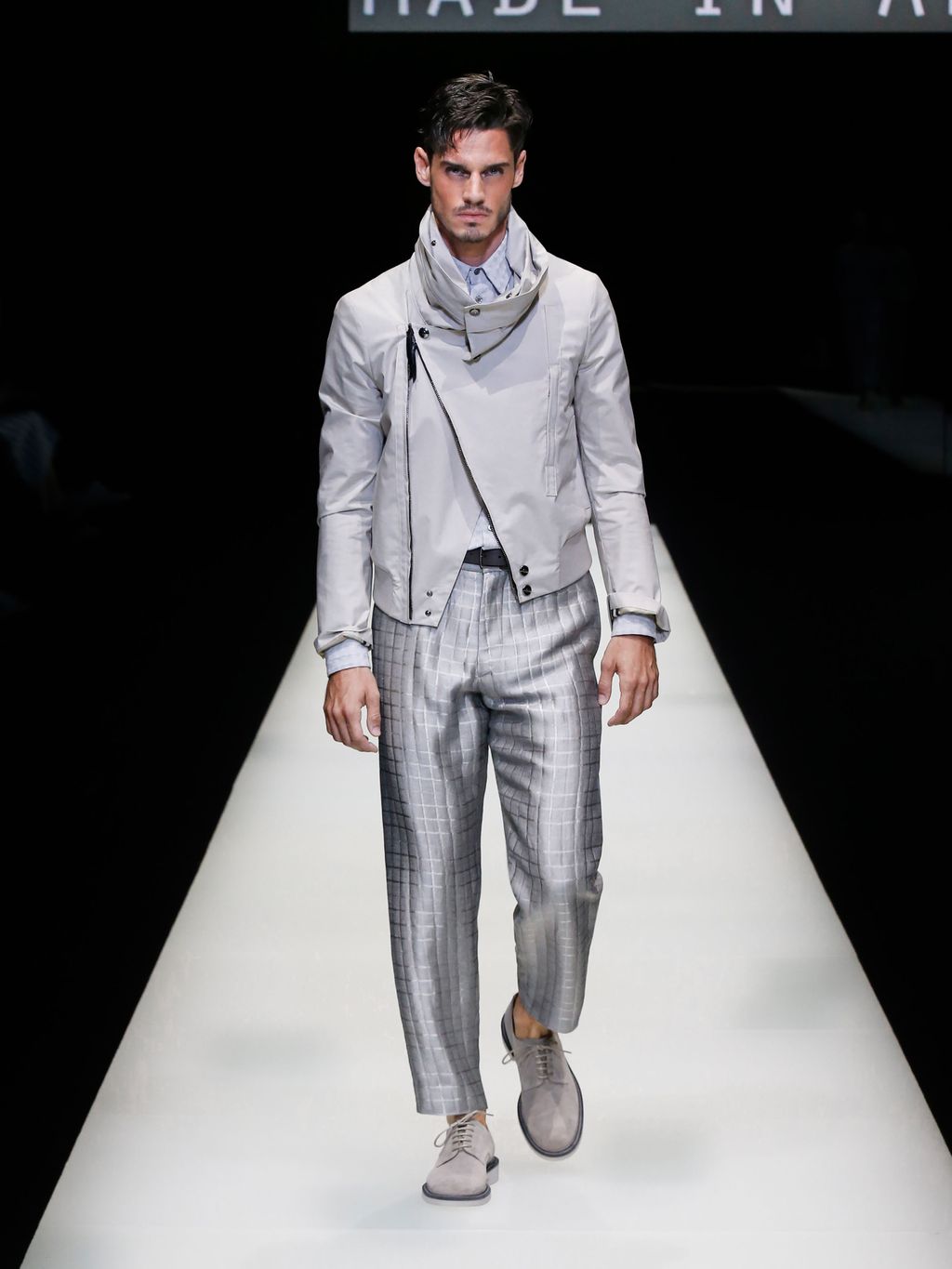 Fashion Week Milan Spring/Summer 2018 look 9 de la collection Giorgio Armani menswear