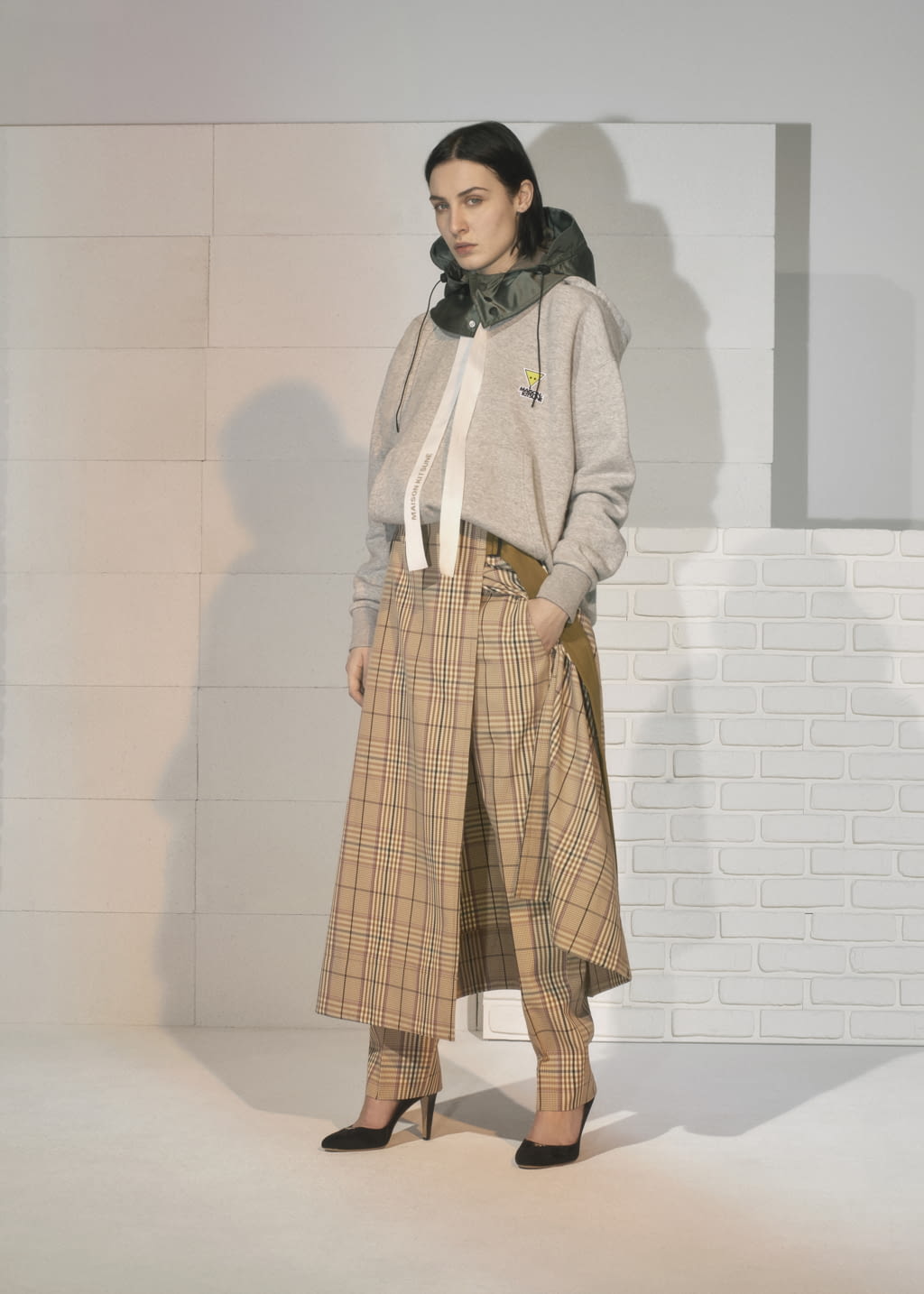 Fashion Week Paris Fall/Winter 2019 look 11 de la collection Maison Kitsuné womenswear