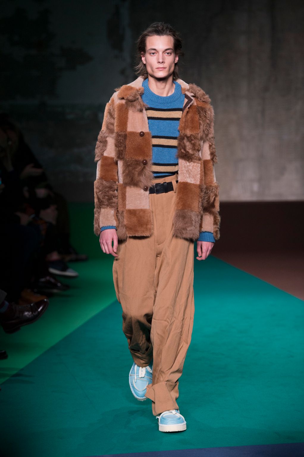 Fashion Week Milan Fall/Winter 2017 look 10 from the Marni collection 男装