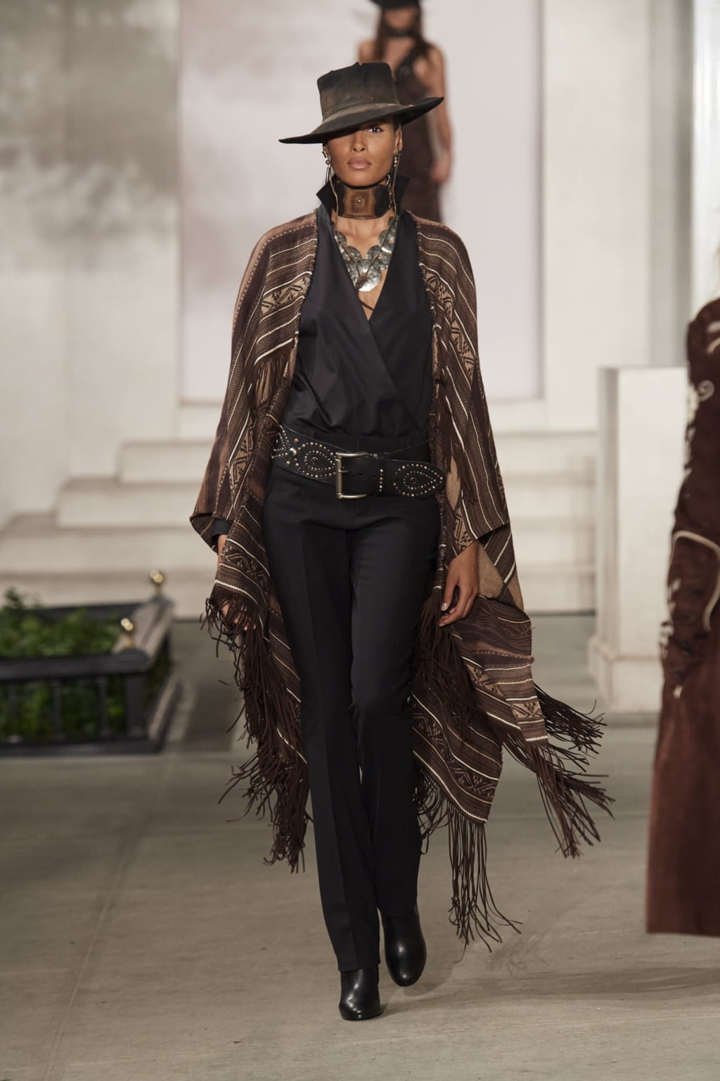 Fashion Week New York Fall/Winter 2016 look 10 from the Ralph Lauren collection 女装